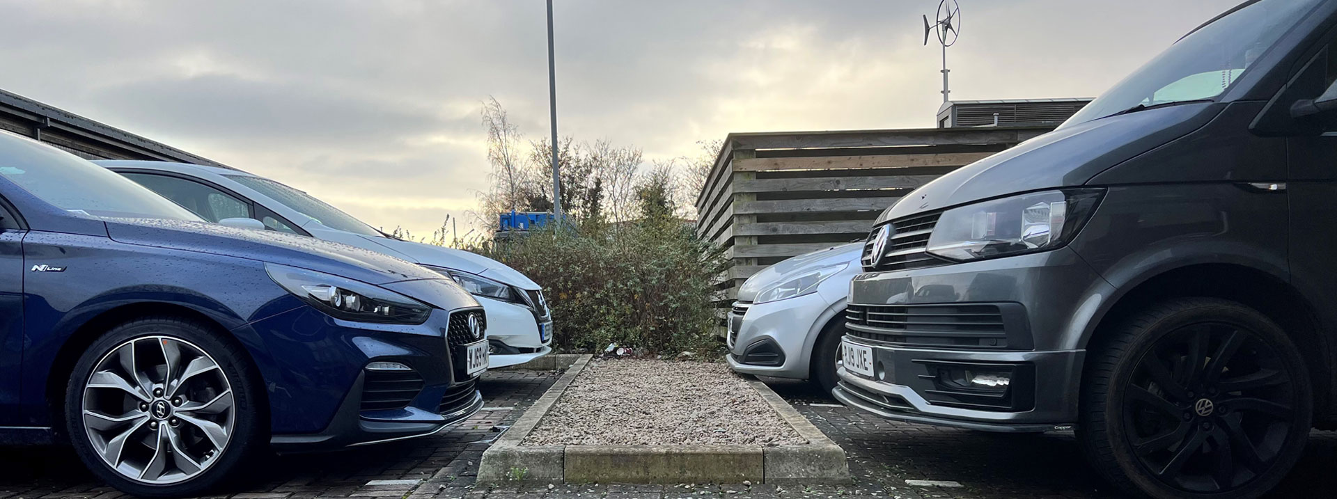 Prep centre · vehicle being valeted